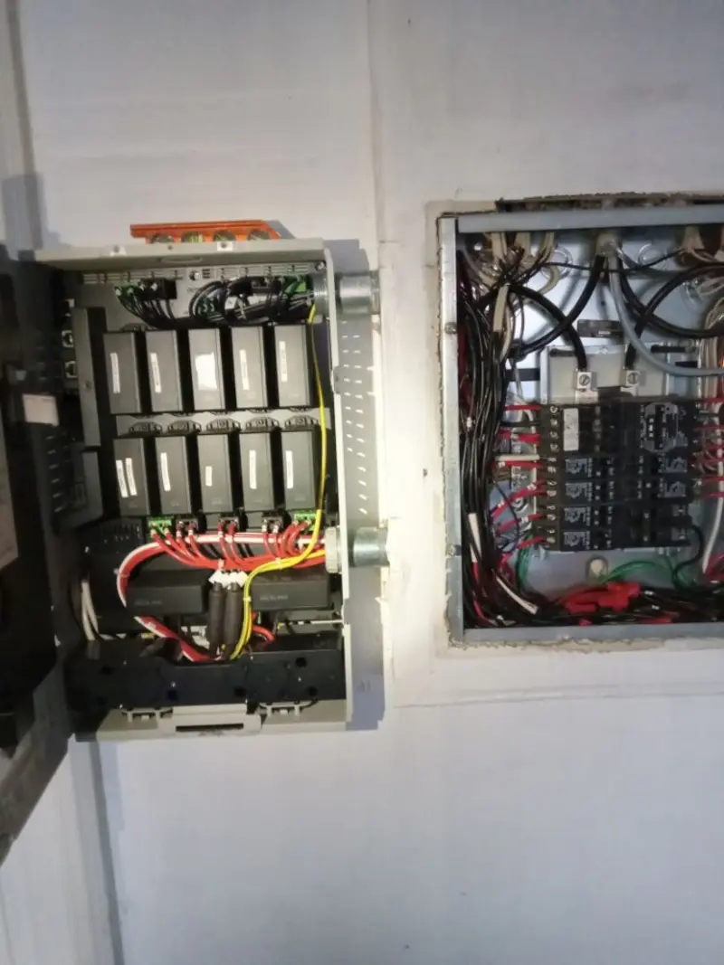 Electrical panel upgrade completed for Indoor Lighting Installation in Grayson Valley